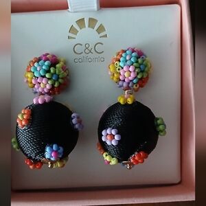 C&C California Colorful Beaded Earrings